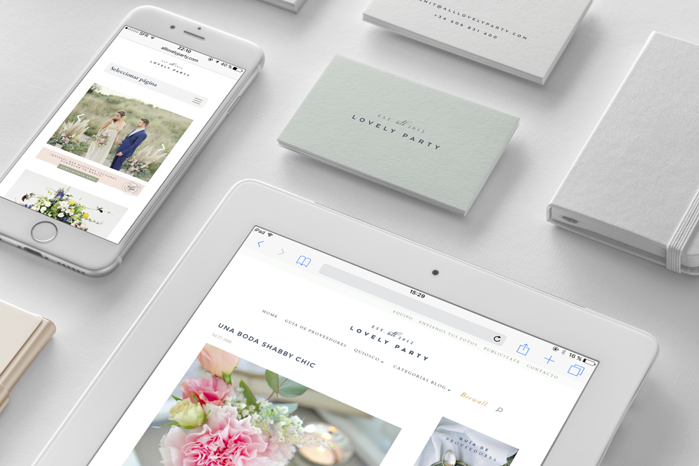 Rebranding con estilo para All Lovely Party por The Visual Corner